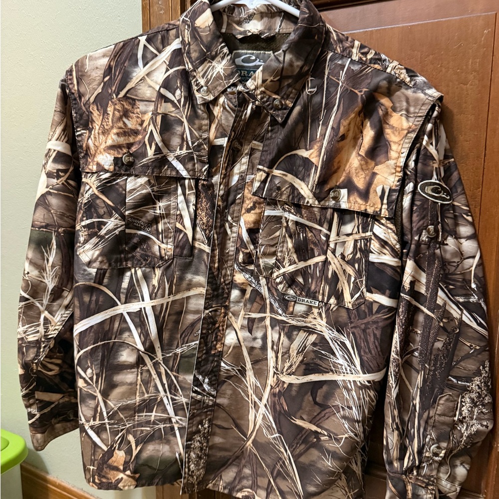 Drake Camouflage Waterfowl long sleeve shirt
